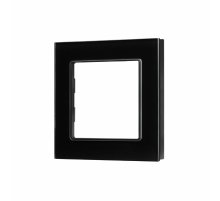 Рамка одноместная Arlight FRM-GLARE-GS-1-BK 043787