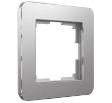 Рамка на 1 пост Werkel Platinum алюминий 4690389184413 W0012606