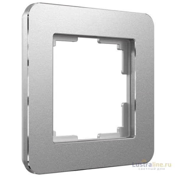 Рамка на 1 пост Werkel Platinum алюминий 4690389184413 W0012606