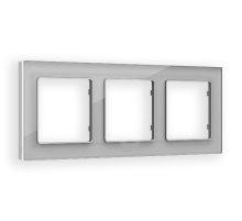 Рамка трехместная Ambrella Volt Platos AF330403