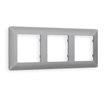 Рамка трехместная Ambrella Volt Line AF110503