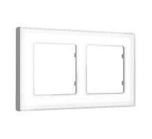 Рамка двухместная Ambrella Volt Arctic AF580132