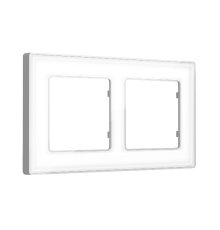 Рамка двухместная Ambrella Volt Arctic AF580132