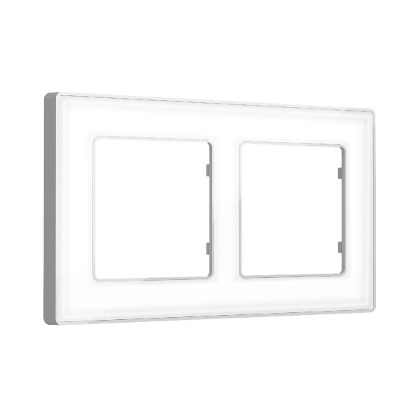 Рамка двухместная Ambrella Volt Arctic AF580132