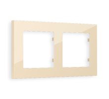 Рамка двухместная Ambrella Volt Techno AF220302