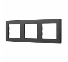 Рамка трехместная Arlight FRM-PRESTO-ALS-3-BK 043857