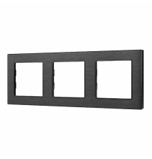 Рамка трехместная Arlight FRM-PRESTO-ALS-3-BK 043857