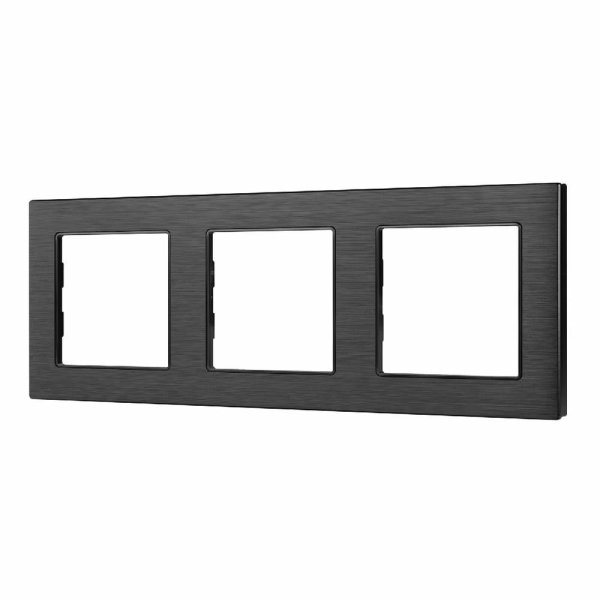 Рамка трехместная Arlight FRM-PRESTO-ALS-3-BK 043857