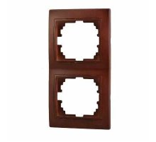 Рамка 2-местная вертикальная Lezard Mira 701-0601-152 Рамка 2-местная вертикальная Lezard Mira 701-0601-152