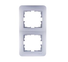 Рамка 2-местная вертикальная Lezard Karina Life 708-3000-152 Рамка 2-местная вертикальная Lezard Karina Life 708-3000-152