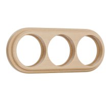 Рамка Werkel Legend на 3 поста светлый бук W0035224 4690389166587