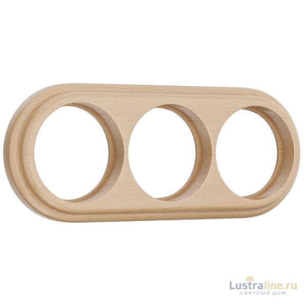Рамка Werkel Legend на 3 поста светлый бук W0035224 4690389166587