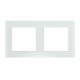 Рамка двухместная Arlight FRM-GLARE-GS-2-WH 043796