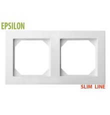 Рамка двухместная Liregus Epsilon 28-0422