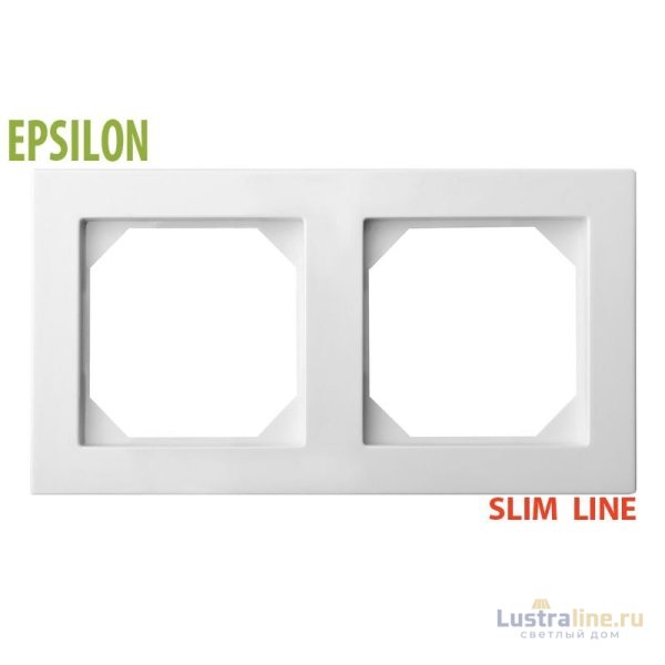 Рамка двухместная Liregus Epsilon 28-0422