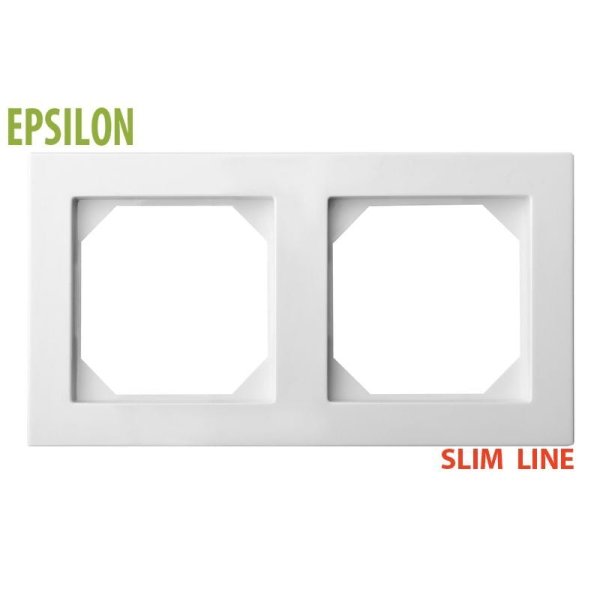 Рамка двухместная Liregus Epsilon 28-0422