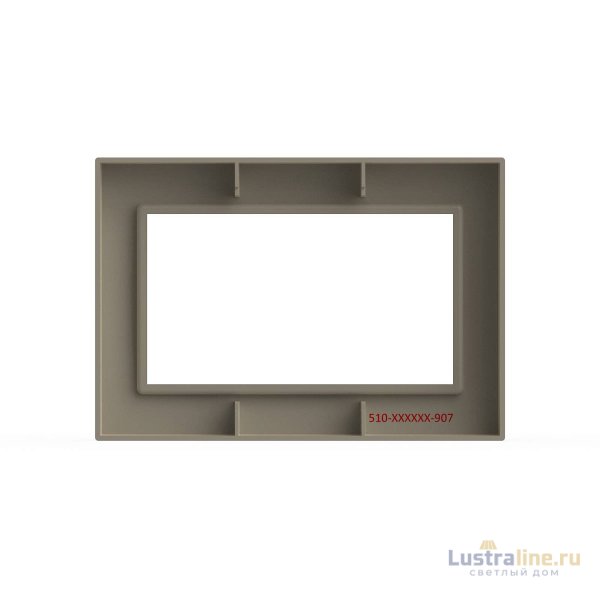 Рамка для двухместной розетки без заземления ELBI Vega 510-010300-908