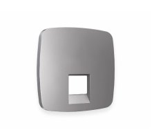 Лицевая панель для компьютерной/телефонной розетки RJ-45/RJ-11 Ambrella Volt Omega OP5120