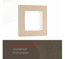 Рамка одноместная Arte Milano 503.12-1.shampan