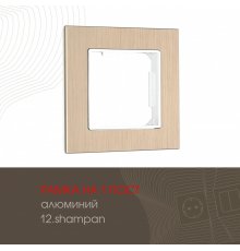 Рамка одноместная Arte Milano 503.12-1.shampan