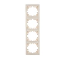 Рамка 4-местная вертикальная Lezard Mira 701-0300-154 Рамка 4-местная вертикальная Lezard Mira 701-0300-154