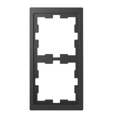 Рамка 2-постовая Schneider Electric Merten D-Life MTN4020-6534