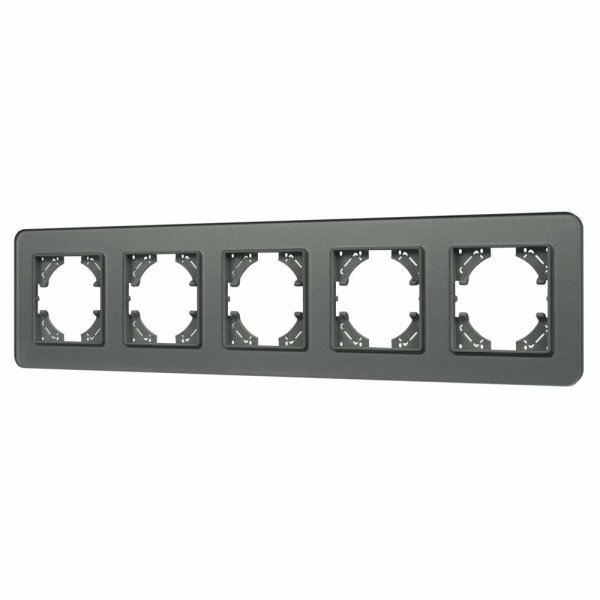 Рамка на 5 постов стеклянная Arlight FRM-OMALI-GS-5-GR 049706