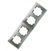 Рамка на 4 поста Mono Electric Despina антрацит 102-240000-163
