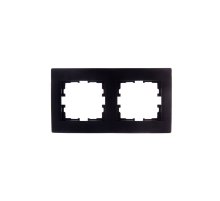 Рамка 2-местная горизонтальная Lezard Karina 707-4200-147