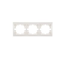 Рамка 3-местная горизонтальная Lezard Mira 701-0200-148