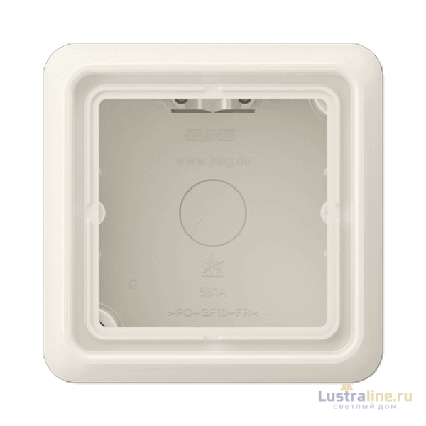 Коробка одноместная Jung CD581AW