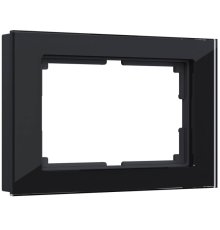 Рамка для двойной розетки Werkel Favorit черный W0081108 4690389160226