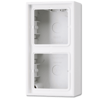 Коробка двухместная Jung LS582AWW