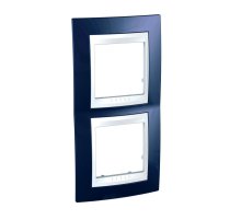 Рамка 2-постовая вертикальная Schneider Electric Unica Хамелеон MGU6.004V.842