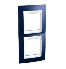 Рамка 2-постовая вертикальная Schneider Electric Unica Хамелеон MGU6.004V.842