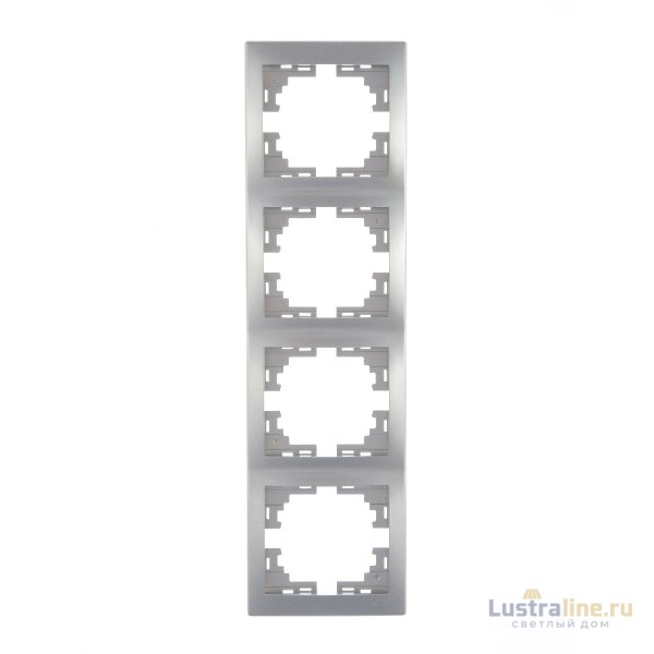 Рамка 4-местная вертикальная Lezard Mira 701-1000-154