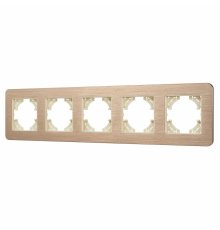 Рамка на 5 постов алюминиевая Arlight FRM-AKIRY-AL-5-GD 049736