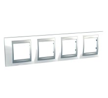 Рамка 4-постовая Schneider Electric Unica Top MGU66.008.092