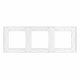 Рамка трехместная Arlight FRM-GLARE-GS-3-WH 043799