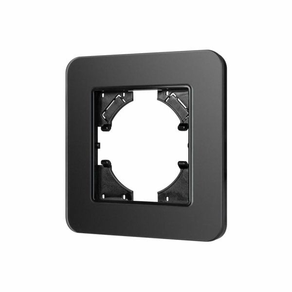 Рамка стеклянная на 1 пост Arlight FRM-OMALI-SFGS-1-BK 049676