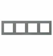 Рамка на 4 поста Arlight FRM-GLARE-GS-4-GR 043804