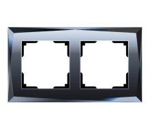 Рамка на 2 поста Werkel Diamant черный W0021208 4690389158810
