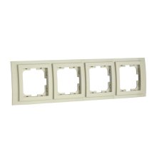 Рамка на 4 поста Mono Electric Larissa крем 103-171700-163