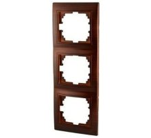 Рамка 3-местная вертикальная Lezard Mira 701-0601-153 Рамка 3-местная вертикальная Lezard Mira 701-0601-153