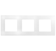 Рамка 3-постовая Legrand Etika белая 672503