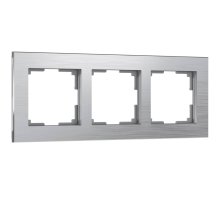 Рамка на 3 поста Werkel Aluminium алюминий W0031706 4690389158063