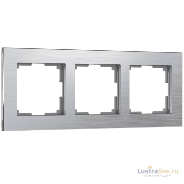 Рамка на 3 поста Werkel Aluminium алюминий W0031706 4690389158063