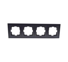 Рамка на 4 поста Mono Electric Despina графит 102-200000-163