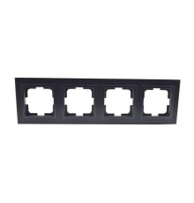Рамка на 4 поста Mono Electric Despina графит 102-200000-163