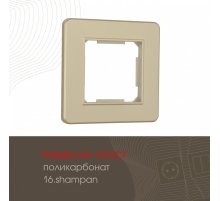 Рамка одноместная Arte Milano 502.16-1.shampan